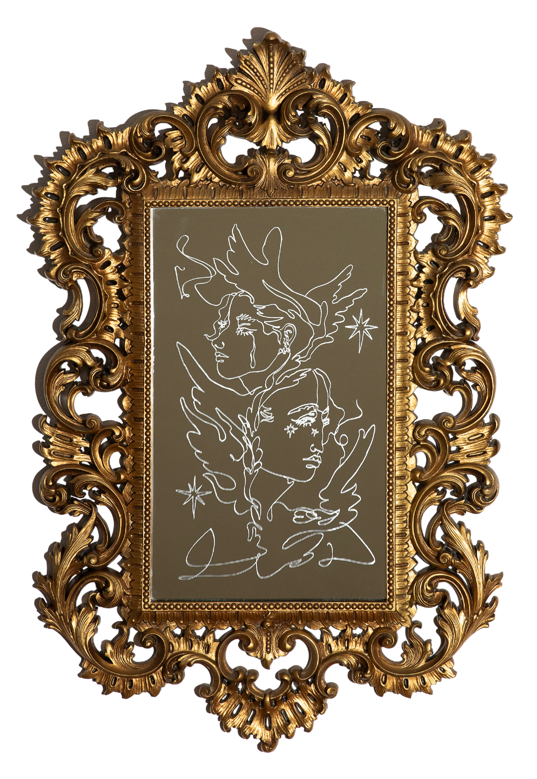 image of art piece "two faced fly away"