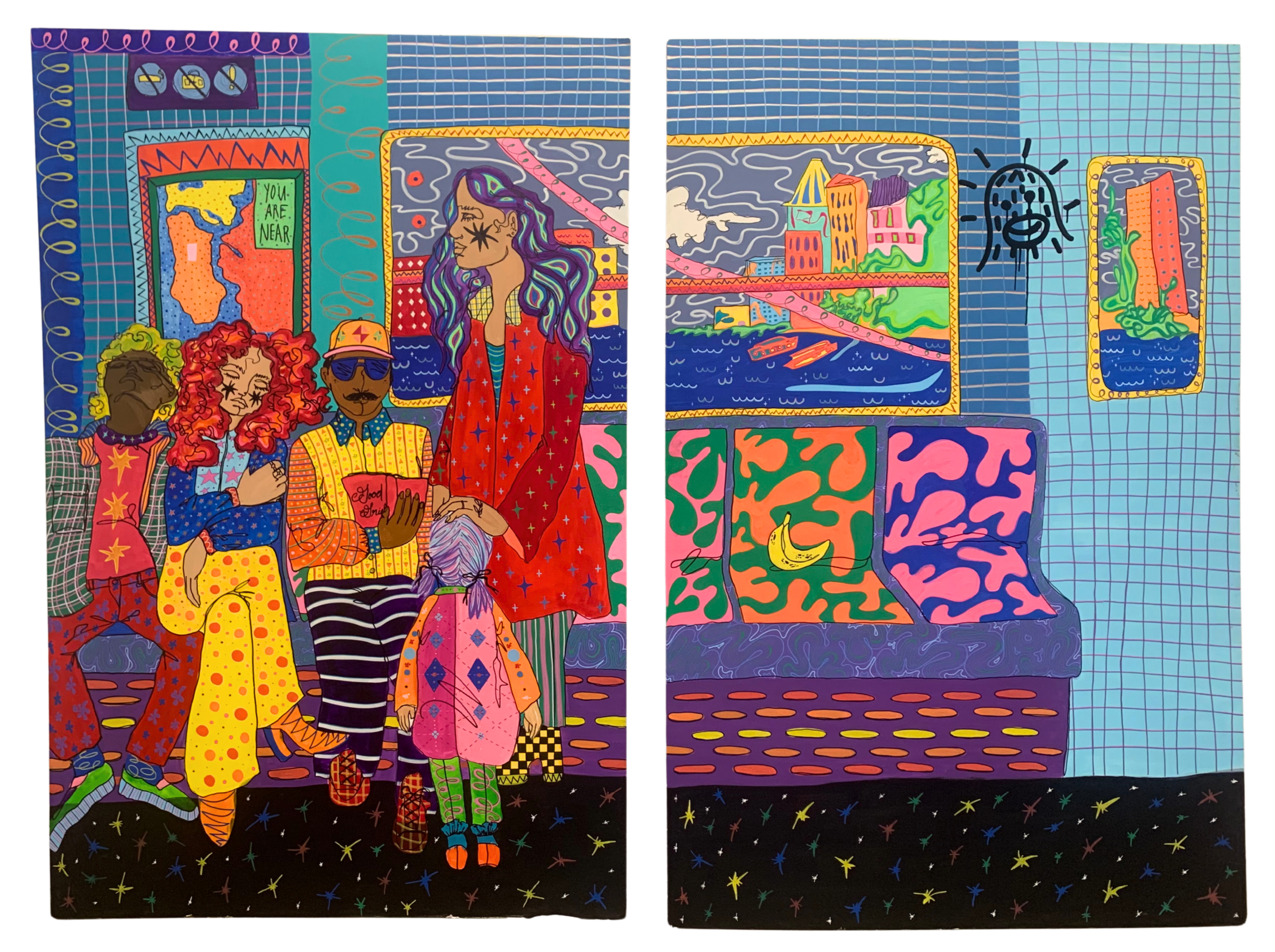 WE RODE THE TRAIN TOGETHER BEFORE WE MET