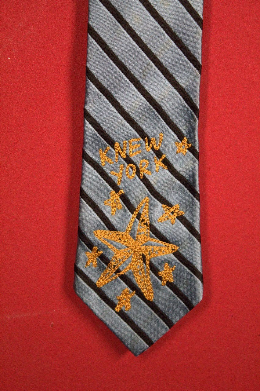 Tied to Knew York in Pin Stripe Blue